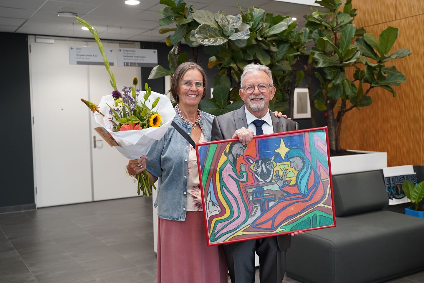 Schilderij na bijna 60 jaar terug bij maker